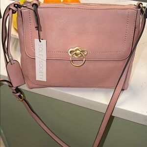 Sole Society Pink Crossbody Bag